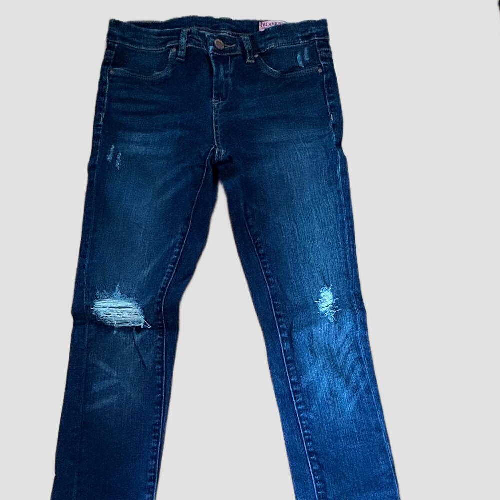 BLANKNYC GIRLS SKINNY RIPPED JEANS SIZE 12